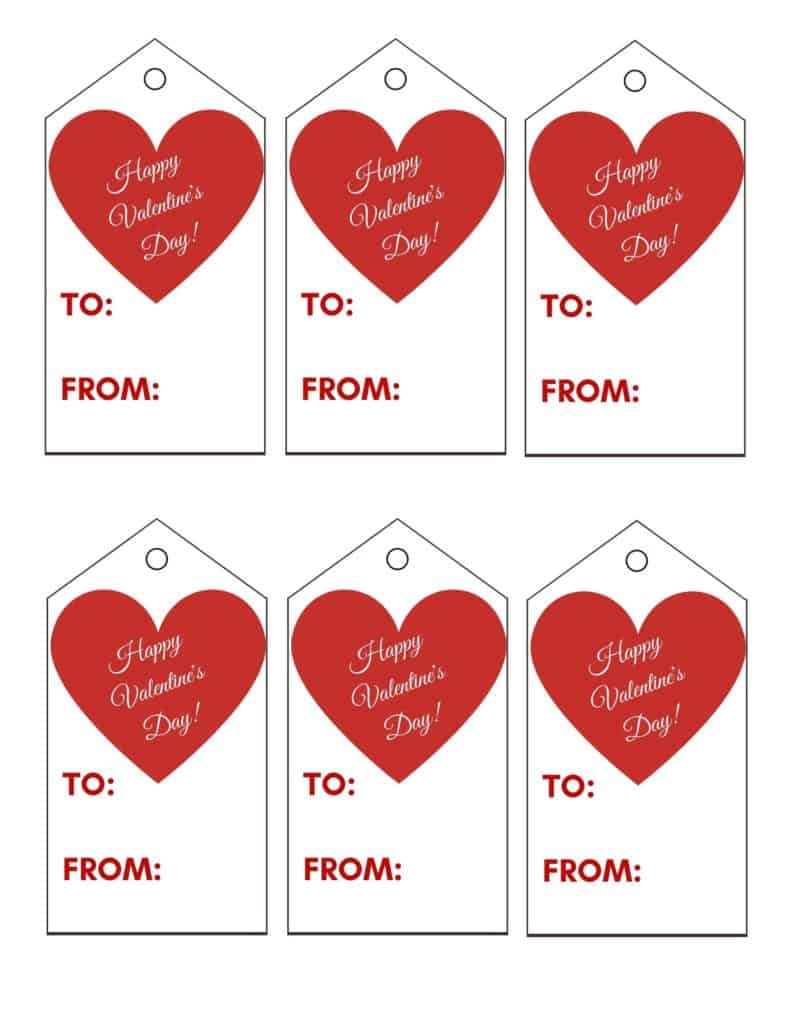 free printable valentine tags - add a little adventure